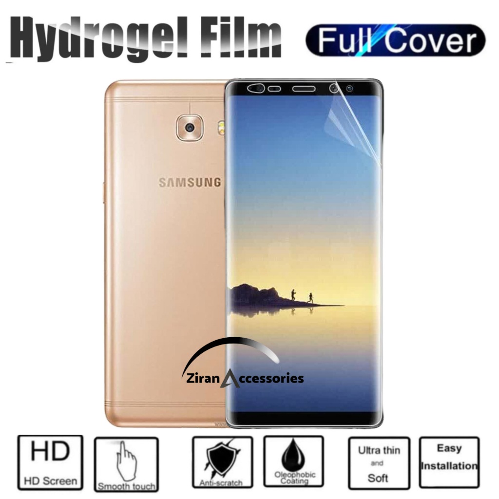 ANTI GORES JELLY HYDROGEL SAMSUNG GALAXY  C9 C9PRO E5 E7 FULL SCREEN PROTECTOR GUARD SHOCK PRO