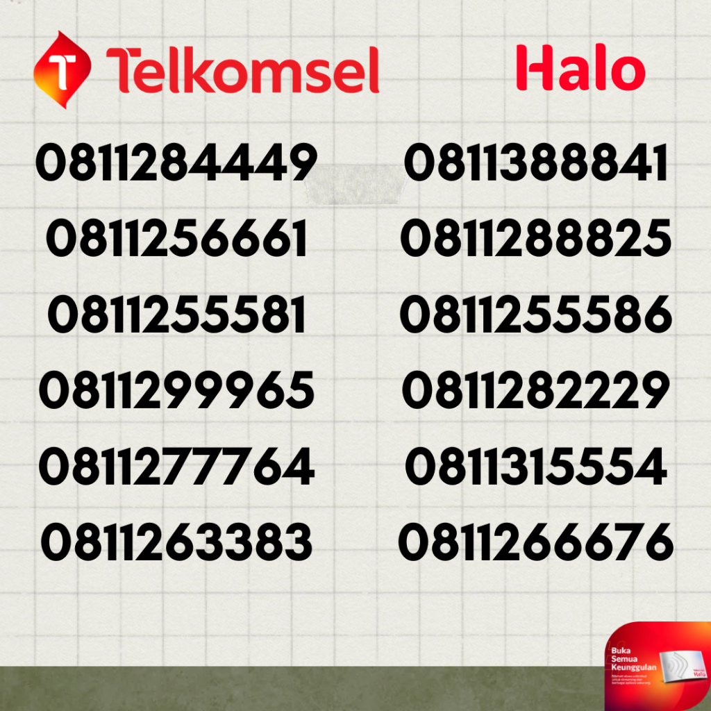 Nomor 10 digit Telkomsel