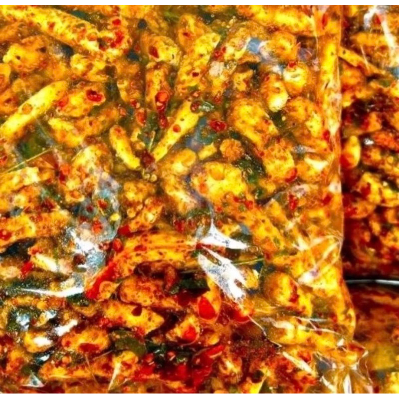 

BASRENG DAUN JERUK 1KG / Basreng pedas daun jeruk isi 1kg