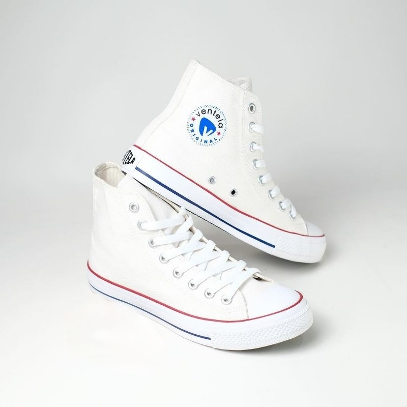 Ventela Ethnic White High Sepatu Original