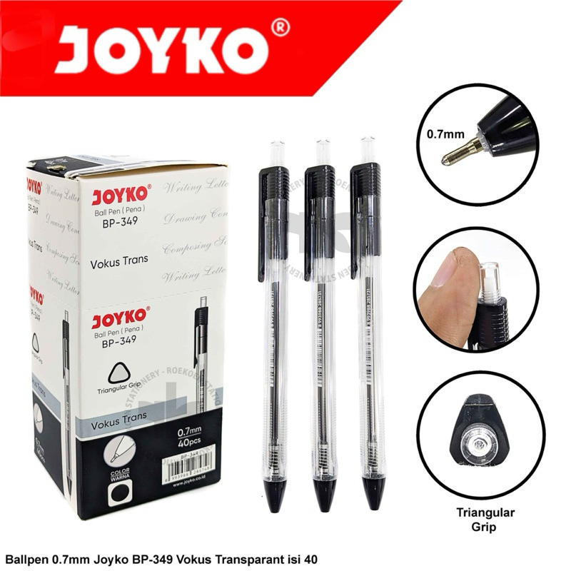 

Ballpoint Joyko BP 349 Vokus Transparan