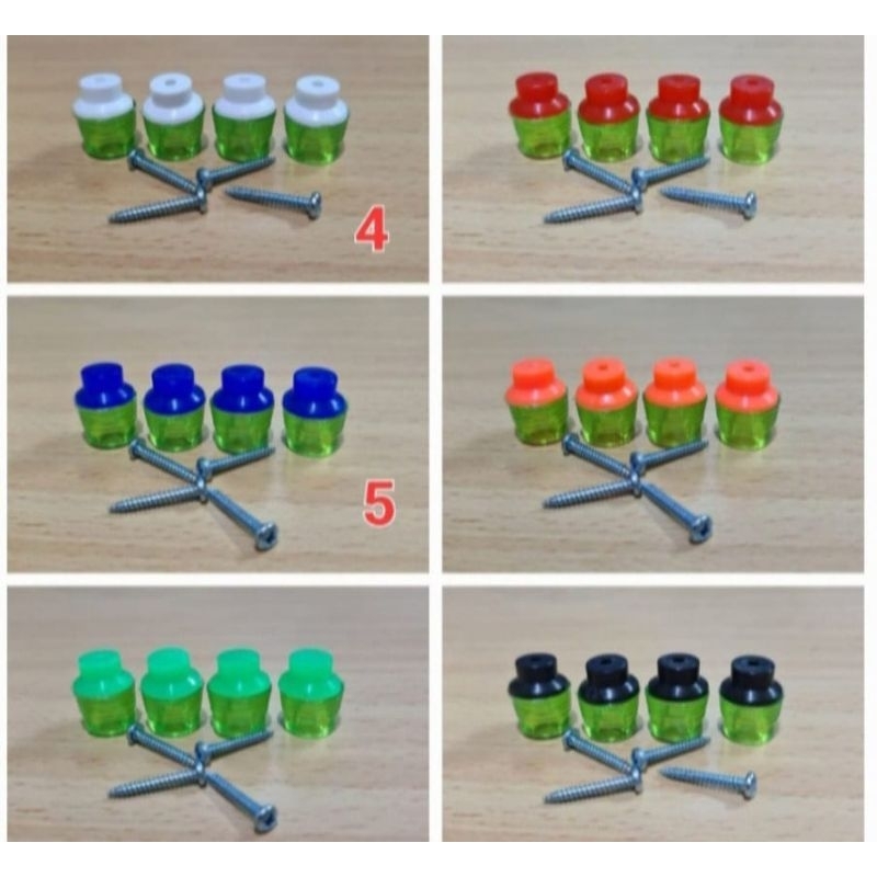 Kaki karet sangkar kotak