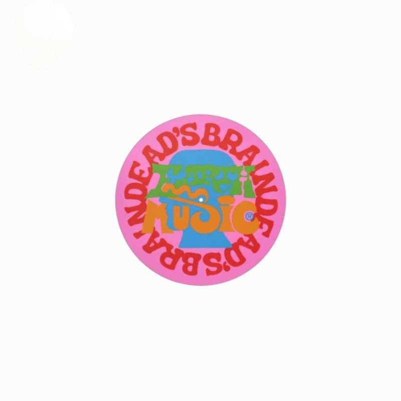 

sticker Braindead earth music logo brand streetwear stiker