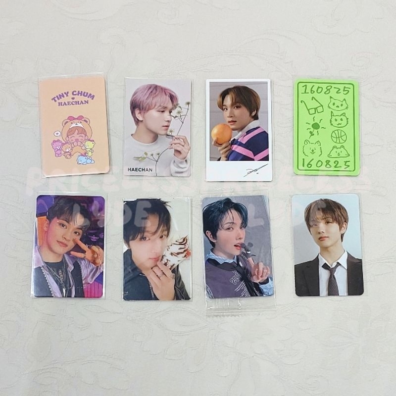 [Special Request Take All] PC NCT 127 Haechan natrep set, Mark sticker, Haechan bfe, NCT Dream Jisun