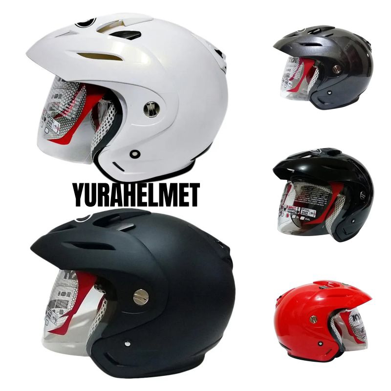 helm kyt romeo original polos/HELM KYT ROMEO POLOS ORIGINAL/helm half face kyt/helm pria wanita
