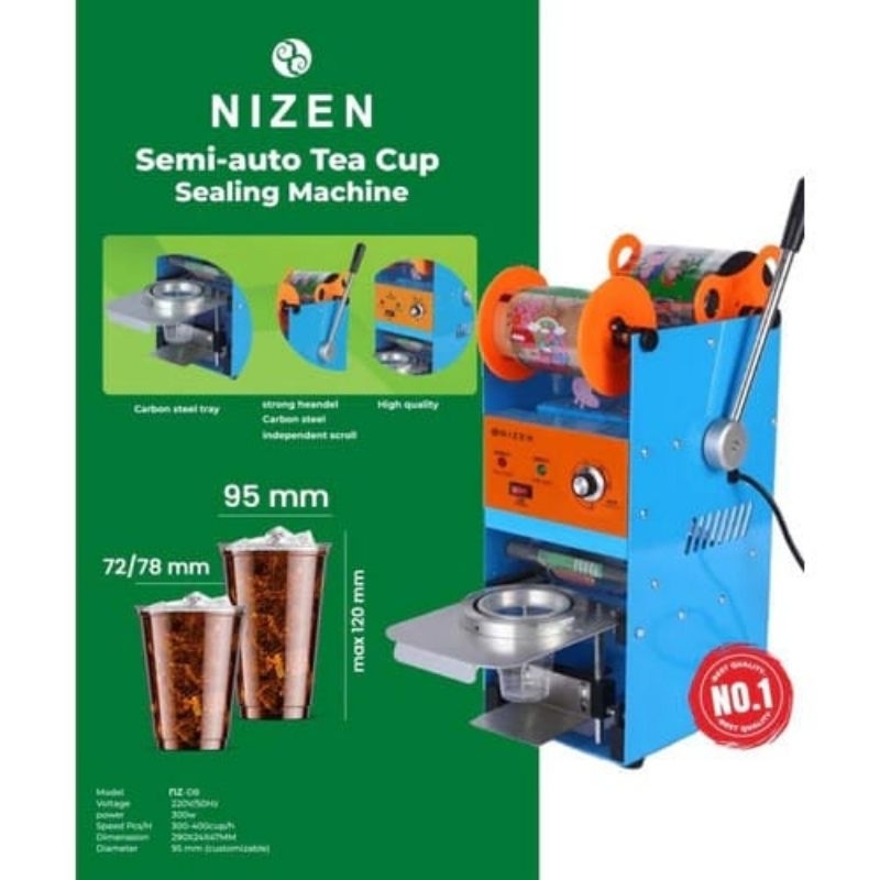 NIZEN Manual TEA Cup Sealing Machine