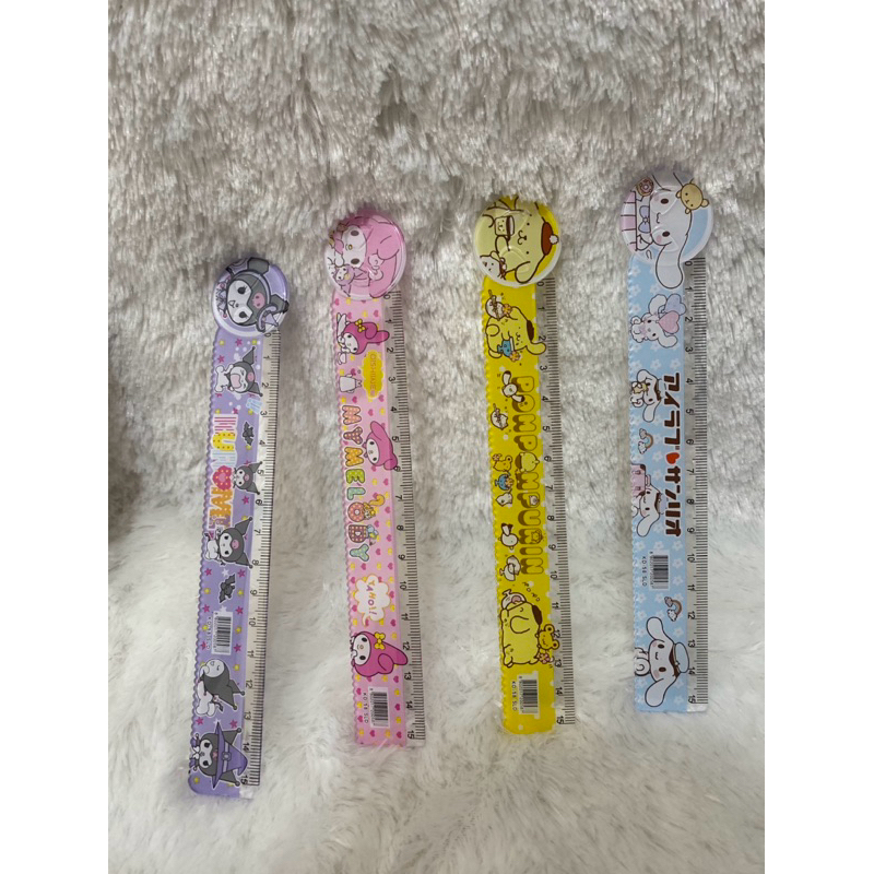 

070 penggaris 15cm kuromi/melody/ cinnamoroll/ pompompurin