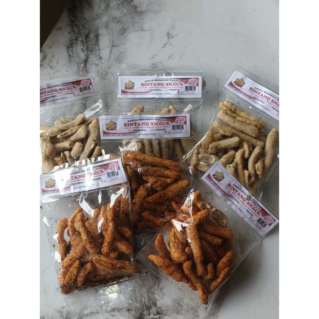 

Basreng kering pedas dan original basreng pcs daun jeruk