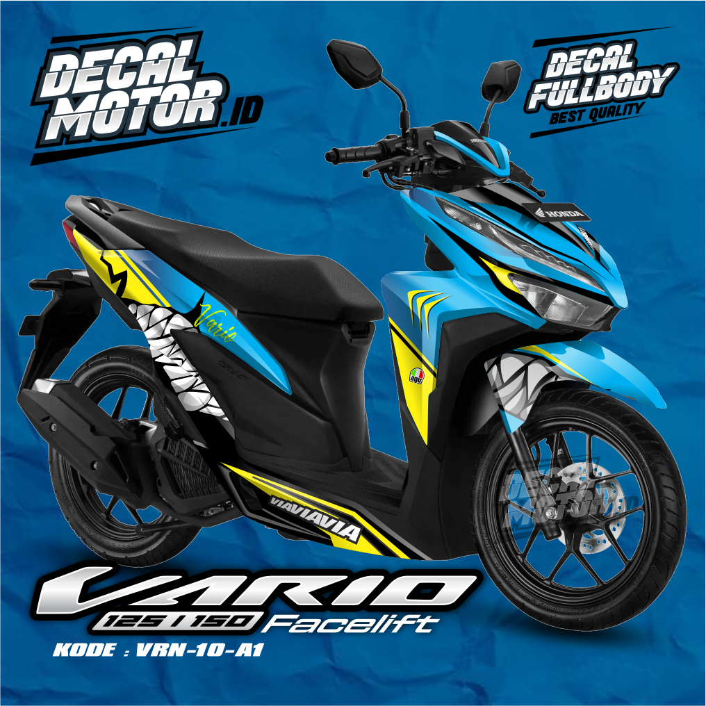DECAL FULL BODY VARIO NEW 150 - STICKER VARIO NEW 150 - VRN