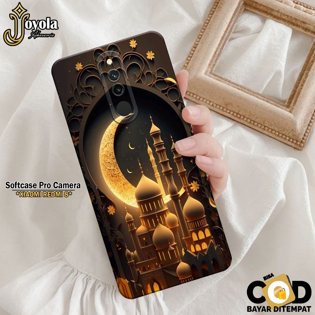 JOYOLA Case XIAOMI REDMI 8 - Fahion Case Masjid - Softcase XIAOMI REDMI 8 - Pro Camera - Casing XIAO