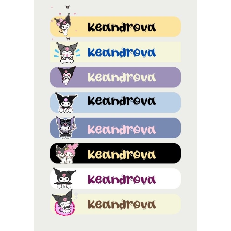 

DAPAT RATUSAN!!! KUROMI.. LABEL PENSIL TERMURAH