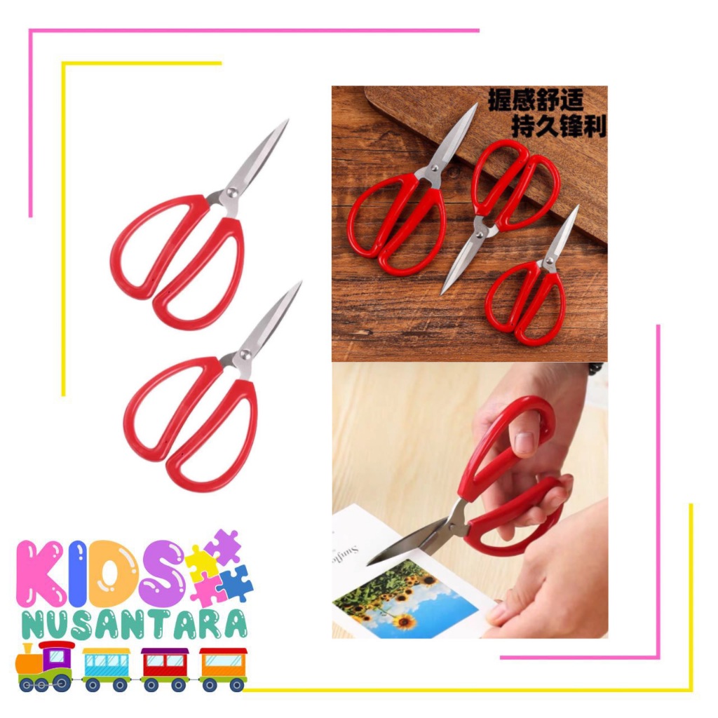 

kn315 Gunting Kodok Serbaguna Gunting Kain Gunting Stainless Besar Kecil