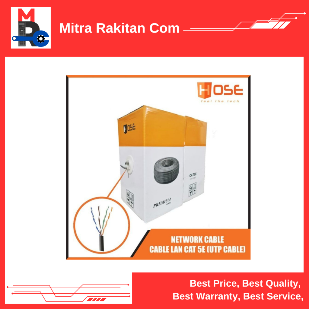 Hose Kabel Lan UTP/Indoor Cat 5e 305 Meter/Kabel Lan UTP Indoor Cat 5e