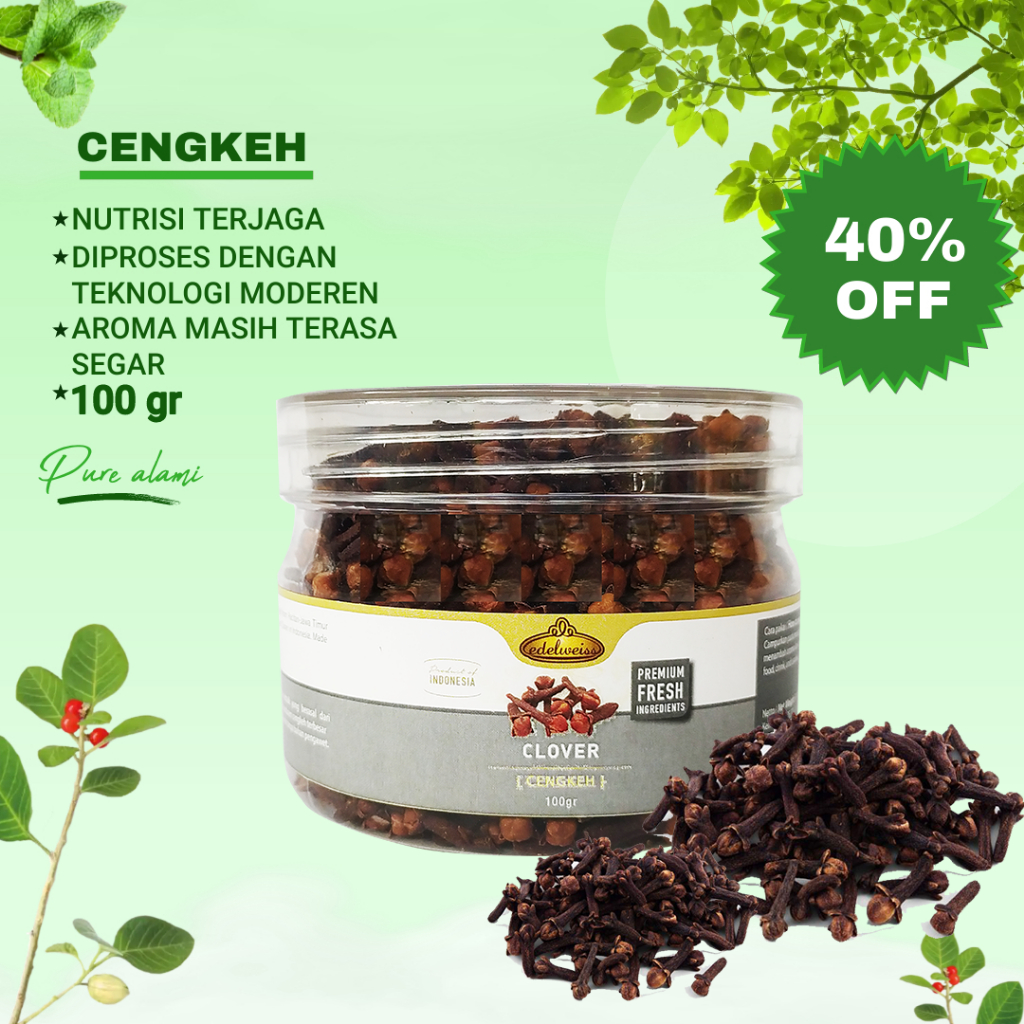 

cengkeh kering/cengkeh rempah racik kering Herbal (Clove) 100g