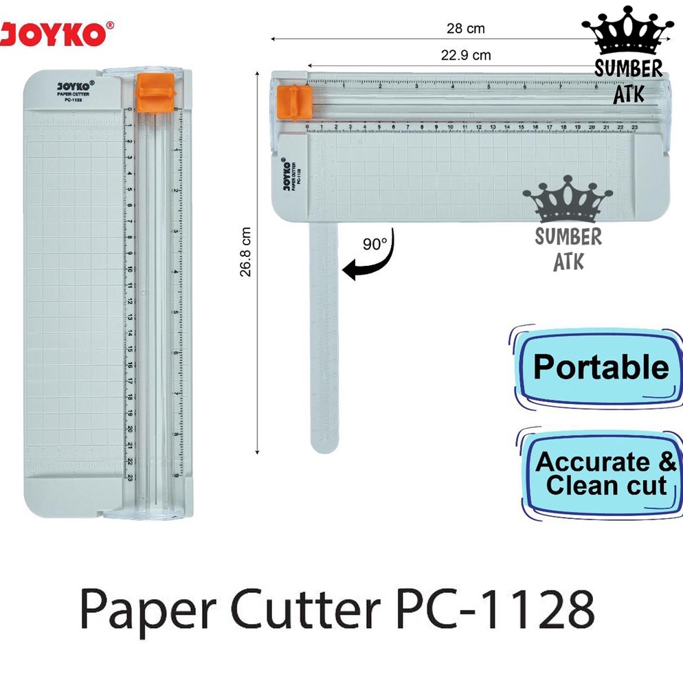 

KODE K39K Pemotong Kertas Paper Cutter Joyko PC1128 A5