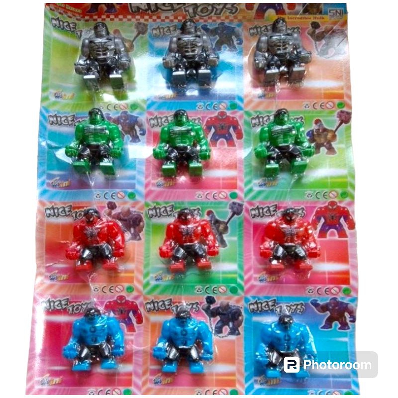 mainan hulk 1pcs MAINAN ANAK ROBOT HULK PRES MURAH