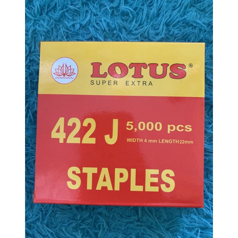 

staples 422 j lotus isi 5pcs isi stapler merk lotus 422j KODE A3S5
