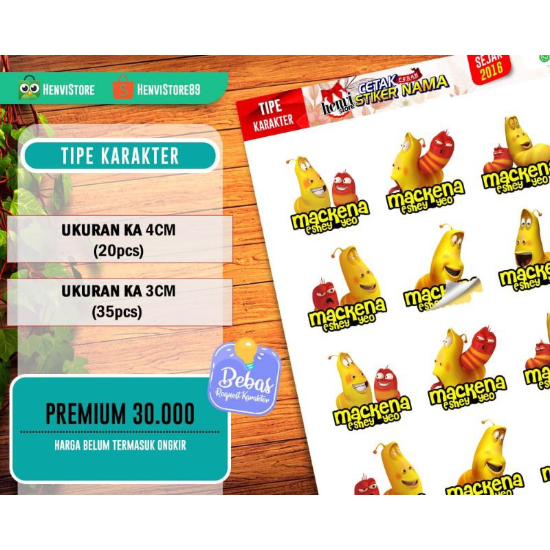 

TIPE KARAKTER PREMIUM