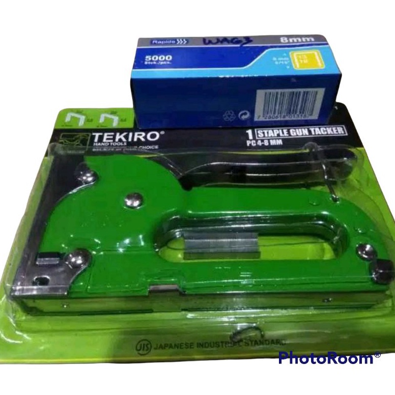 

STAPLES GUN TACKER TEKIRO 48 MM ISI STAPLES 5 PCS KODE U4B7