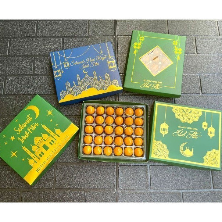 

KP8 Box Sekat Nastar Lebaran Dus Kue Sekat Lebaran Idul Fitri Box Nastar