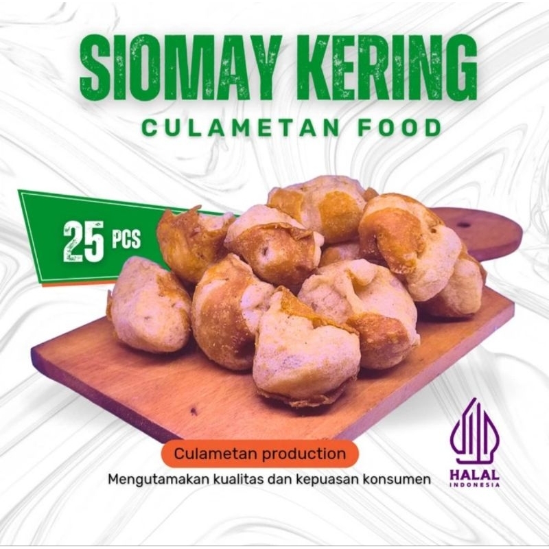 

Siomay besar kering isi 25 pcs topping seblak dan baso aci