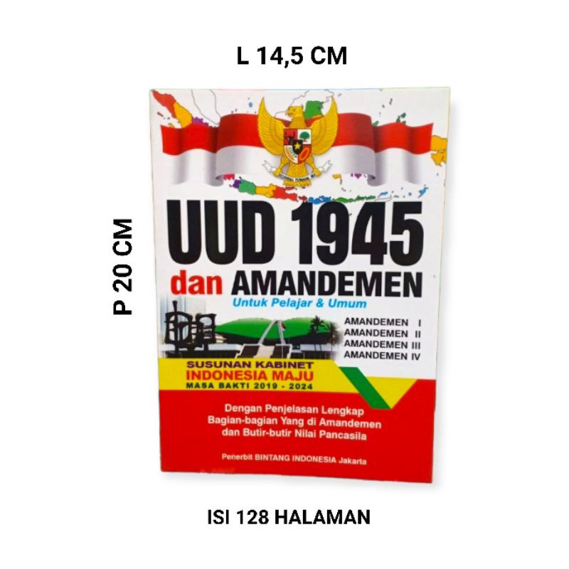 

Buku UUD 1945 Dan Amandemen Lengkap Terbaru Uk. Besar A5