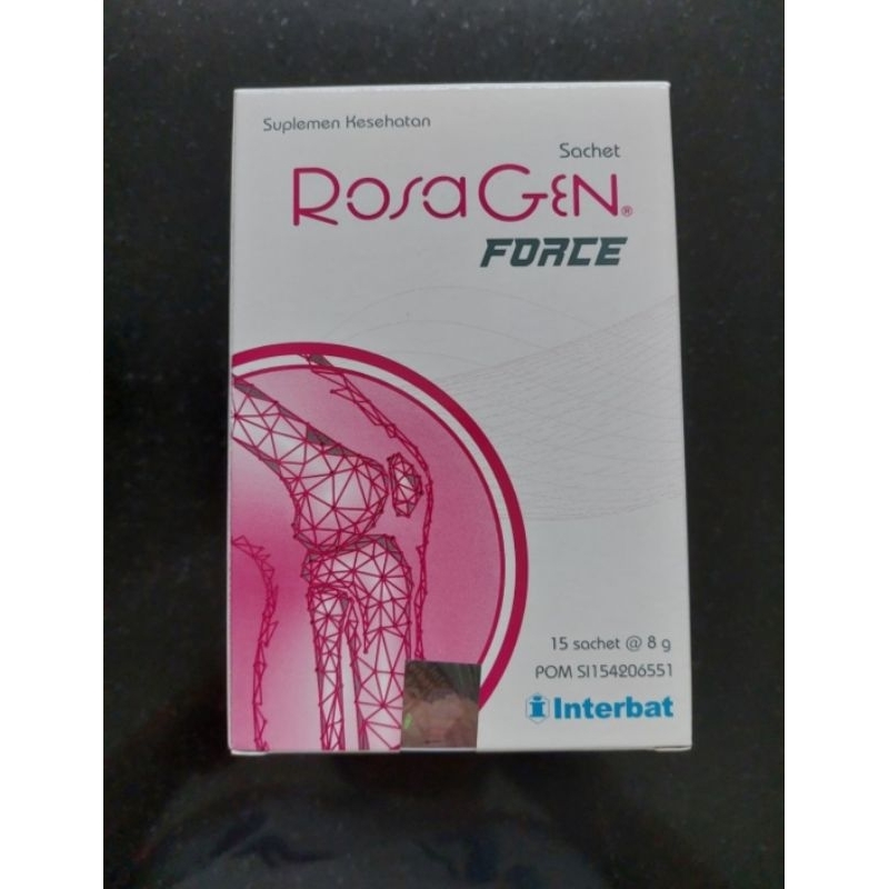 ROSAGEN 1 BOX ISI 15 SACHET ROSAGEN MINUMAN KESEHATAN BUAT SENDI TULANG OTOT ROSAGEN 100% ASLI ORIGI