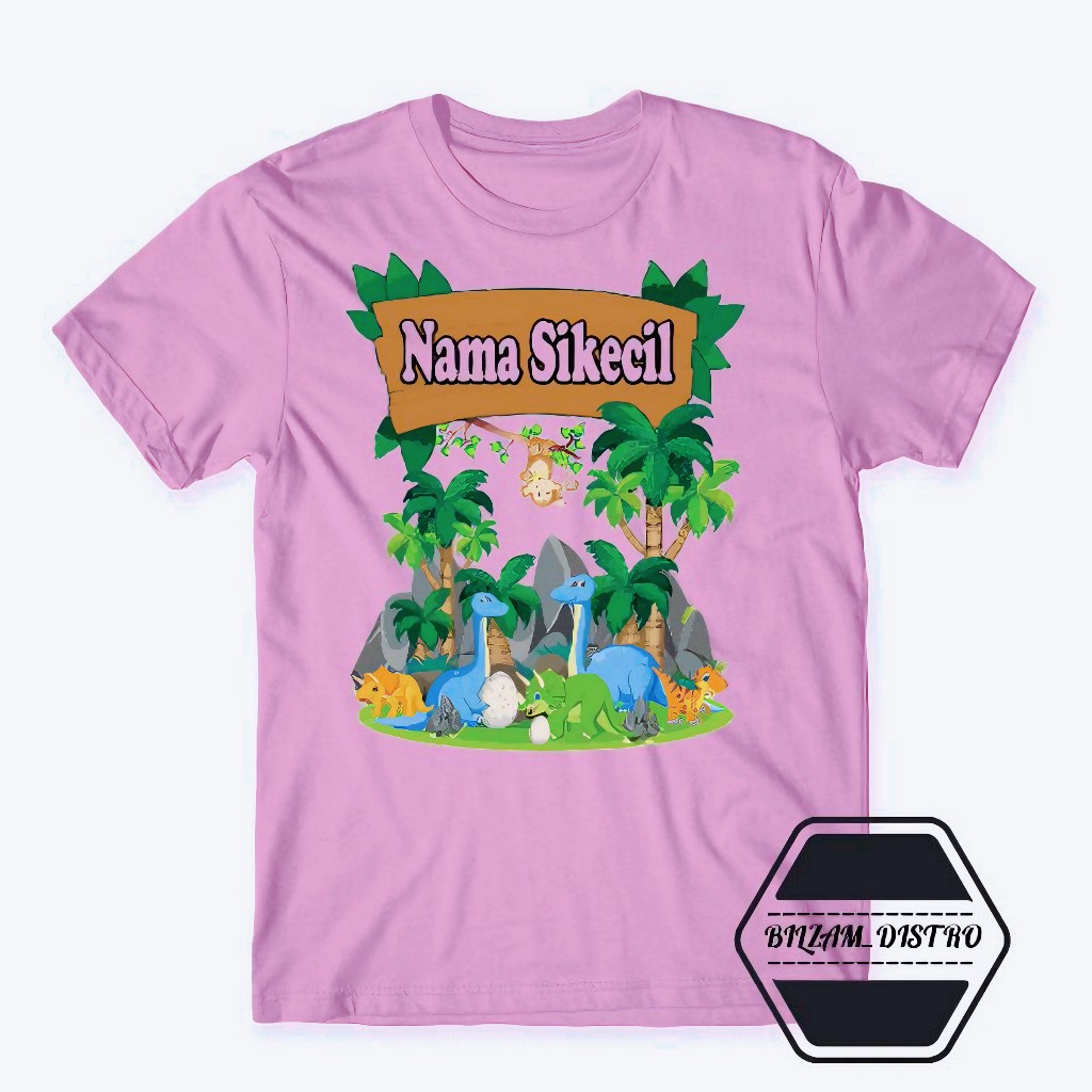 Kaos Ulang Tahun Couple Family Custom Foto / Baju Kaos Ulang Tahun Anak / Kaos Ultah Dinosaurus