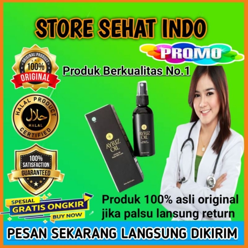 DISTRIBUTOR AYRIS OIL 50ML ASLI ORIGINAL MINYAK TERAPI HERBAL