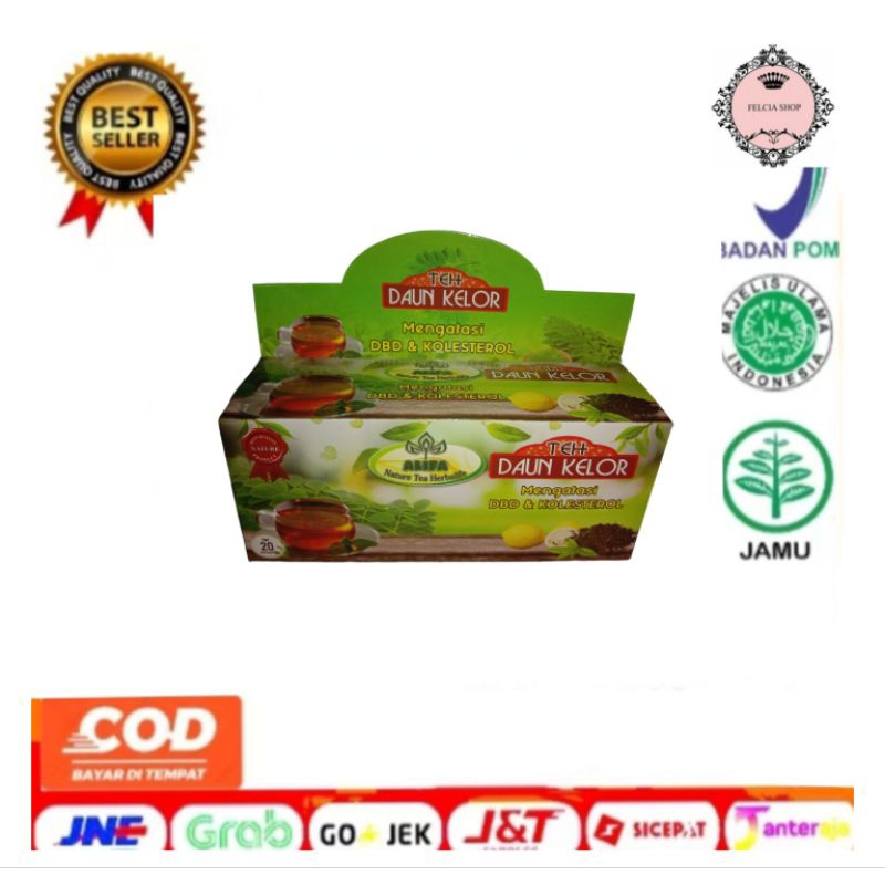 

Teh celup daun kelor untuk DBD Kolesterol
