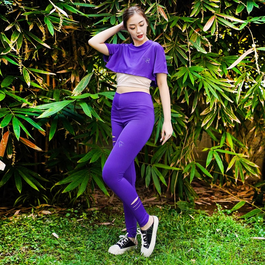 BESTPROMO RS-setelan olahraga wanita Baju Olahraga Wanita Set legging celana olahraga wanita baju