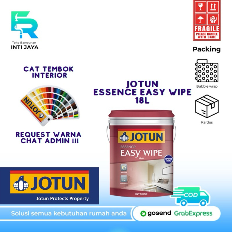 Jotun Essence Easy Wipe 18L Cat Tembok Interior