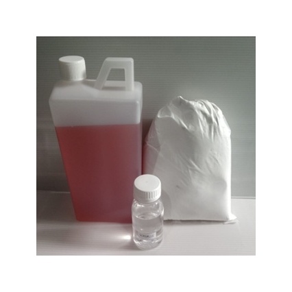 Paket Resin Merah+Katalis+talk 1kg/untuk menambal nat marmer