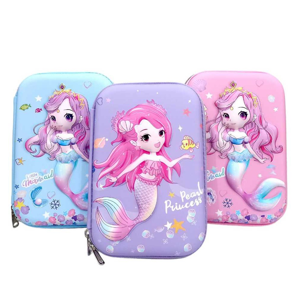 

KODE D12D Kotak Pensil 3D Timbul Mermaid Kekinian Tempat Pensil 3D Mermaid Dosgrip Anak Kado Ultah Anak Perempuan Keren