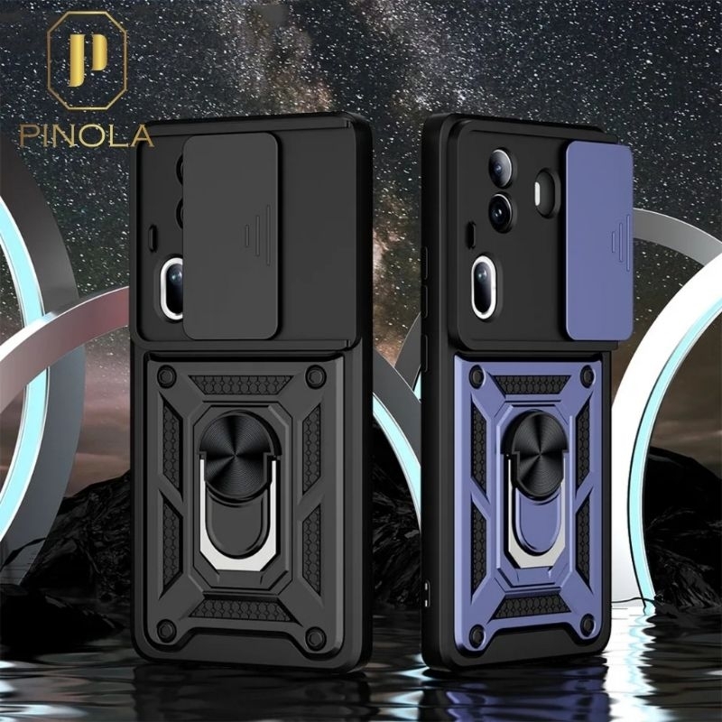 Oppo Reno 11F / 11 / 11Pro / 8 4g 5g / 8t / 8z Hybrid Case Armor Magnet A1 Slide Camera Protection S