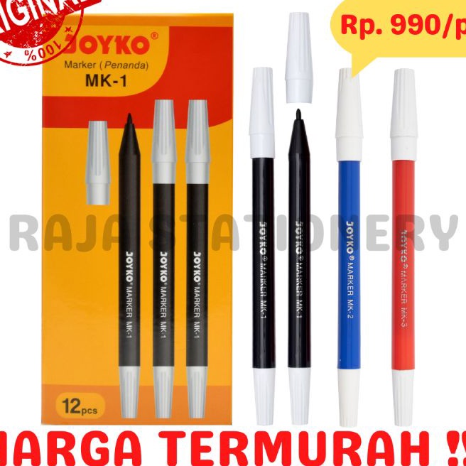 

KI3 JOYKO PAPER MARKER SPIDOL HITAM BIRU MERAH KES JOYKO KECIL PENANDA PEN MIRIP PW1A PW1A LUSIN 12 PCS