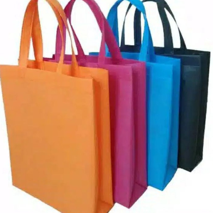 

KI3 12 PCS TAS KAIN 3x4CMX1CM TAS BELANJA TAS SOUVENIR SPUNBOND GOODIE BAG12 PCS
