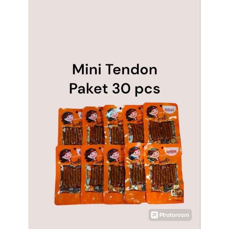 

Paket 30 pcs Latiao Mini Tendon 25 g Snack spicy wulama