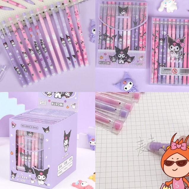 

FG2 Welcome S593 Pena Karakter Bisa Dihapus Pulpen Erasable Pulpen Bisa Dihapus 12 PCS Pena Hitam 12 PCS Erasable Gel Pen