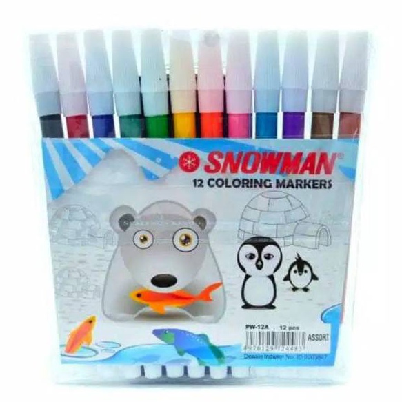 

KI3 SPIDOL 12 WARNA SNOWMAN