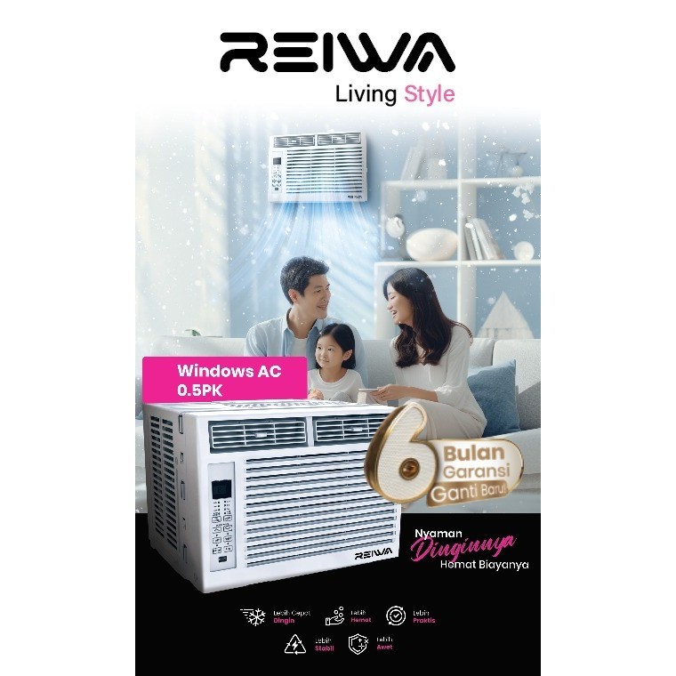 AC WINDOW 1/2 PK REIWA CW-0501RA CW 0501RA