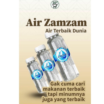 

AIR ZAMZAM ASLI MAKKAH TANPA CAMPURAN UKURAN 1 LITER