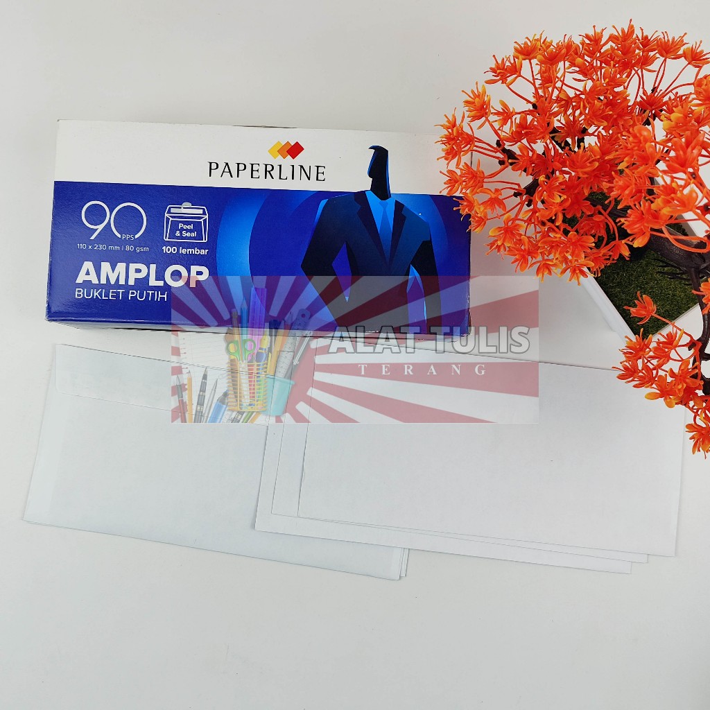 

Amplop Besar Paperline 100 Lembar Putih 90PPS 80 gsm 110x230