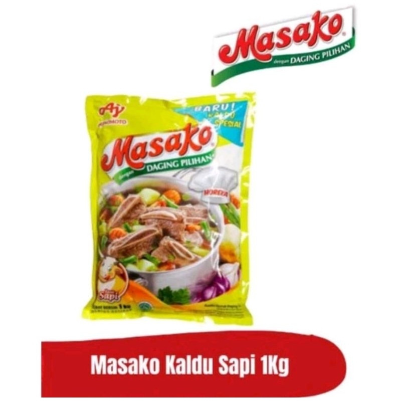 

Masako Bumbu Kaldu Penyedap Rasa Sapi Kemasan 1 KG