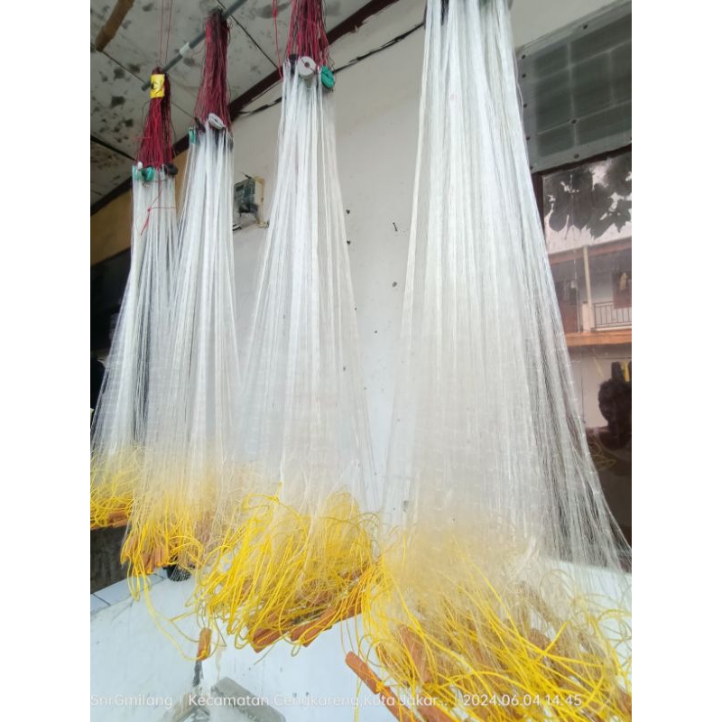 jaring ikan siap pakai 015 3½ inch / 5jari