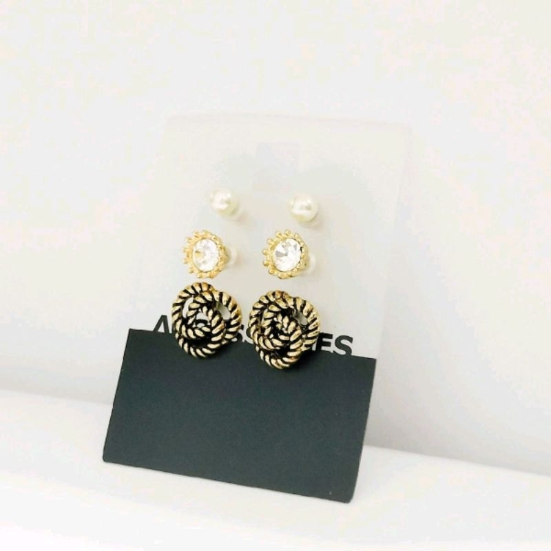 (148757/424752/222804) Anting Wanita 1 Set unik gambar / Aksesoris Wanita