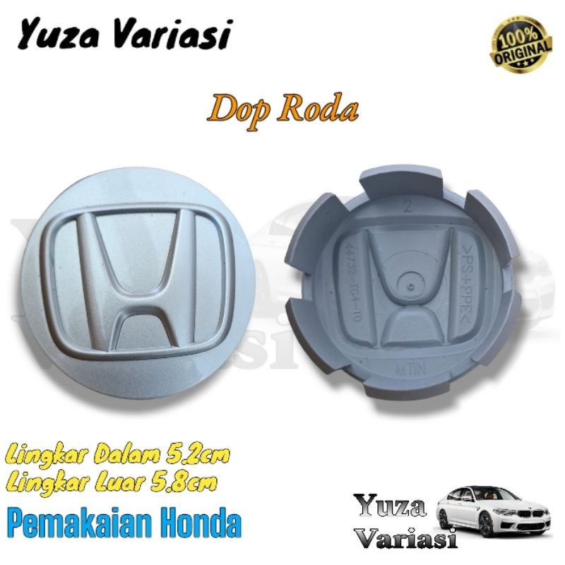 Dop roda tutup velg roda Honda Mobilio Brio jazz Civic city Freed original // Tutup Velg HONDA JAZZ/