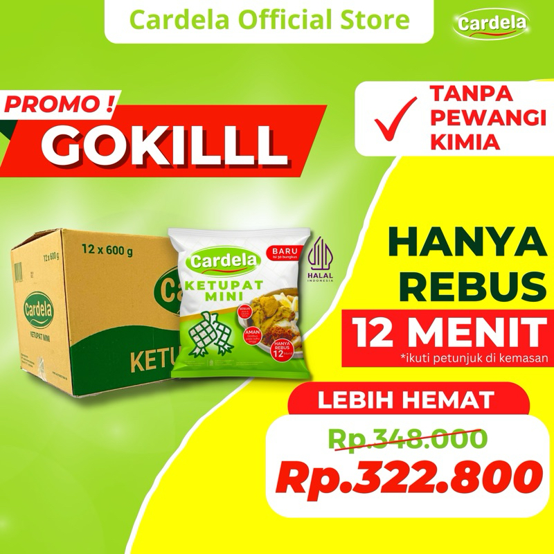 

CARDELA Ketupat Mini - 1 dus isi 12 pak