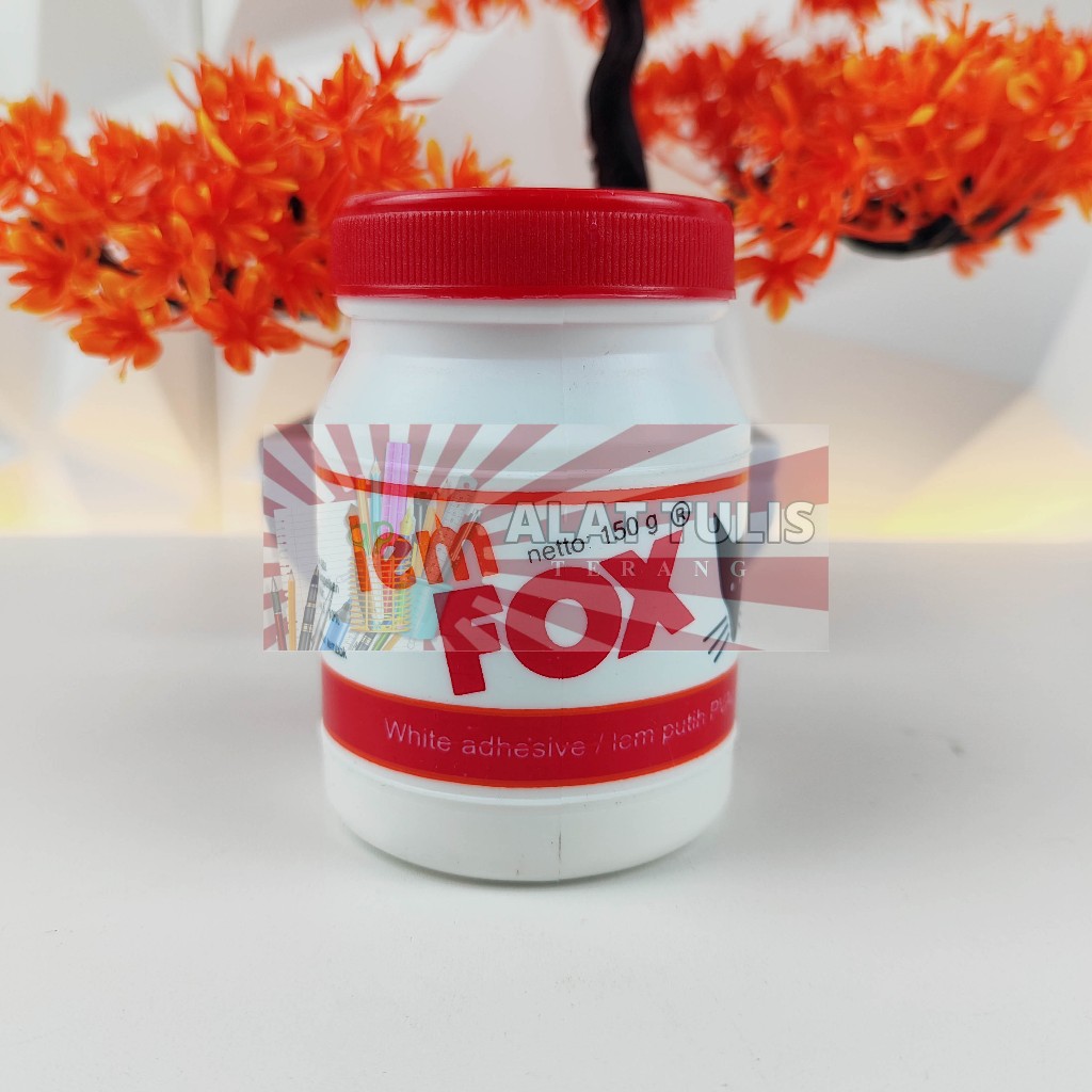 

Lem FOX Putih 150g Lem Kertas Kayu Serbaguna PVac