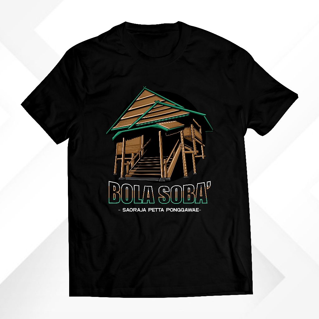 BAJU KAOS BUGIS BOLA SOBA' KAOS BUGIS PREMIUM